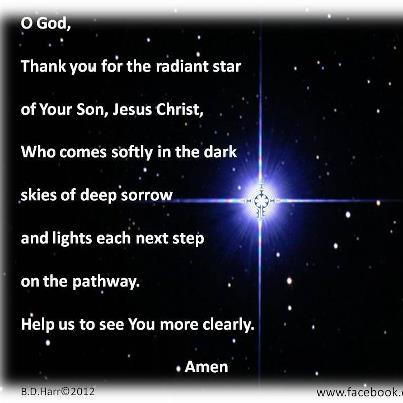 God thank you for your radiant star - Bonnie Harr